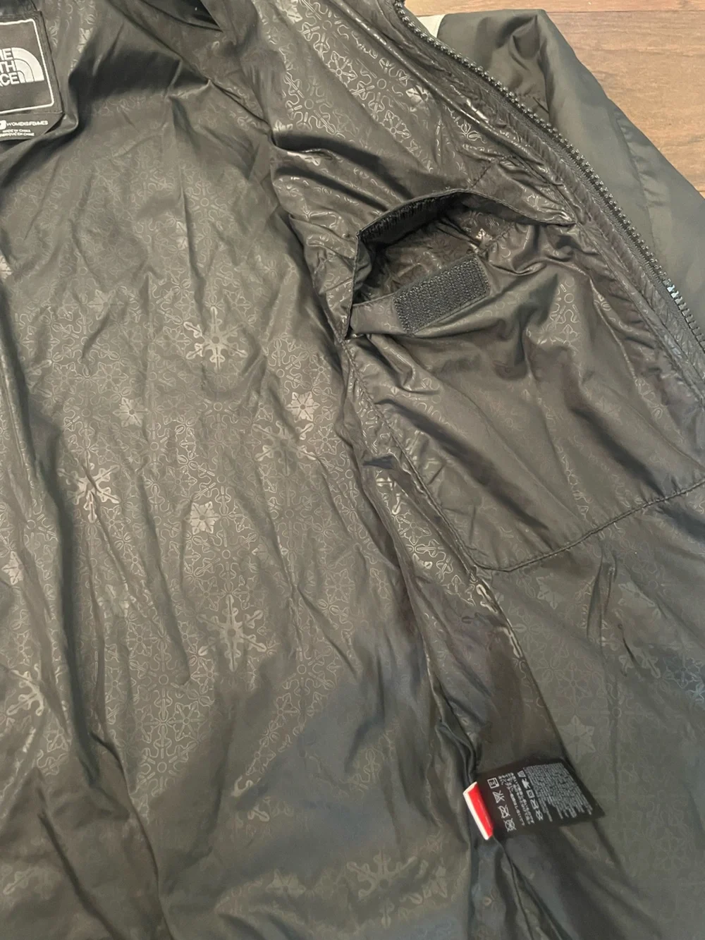 The North Face Women’s  Black & Cream Insulated Bomber Style Jacket